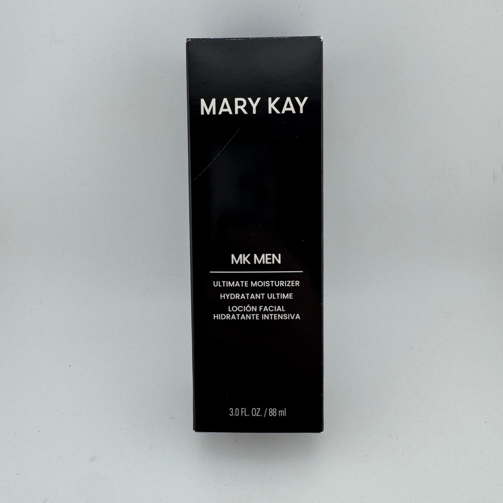Mary Kay MK Men Ultimate Moisturizer 3oz Black New Oil-Free Hydrating Lotion